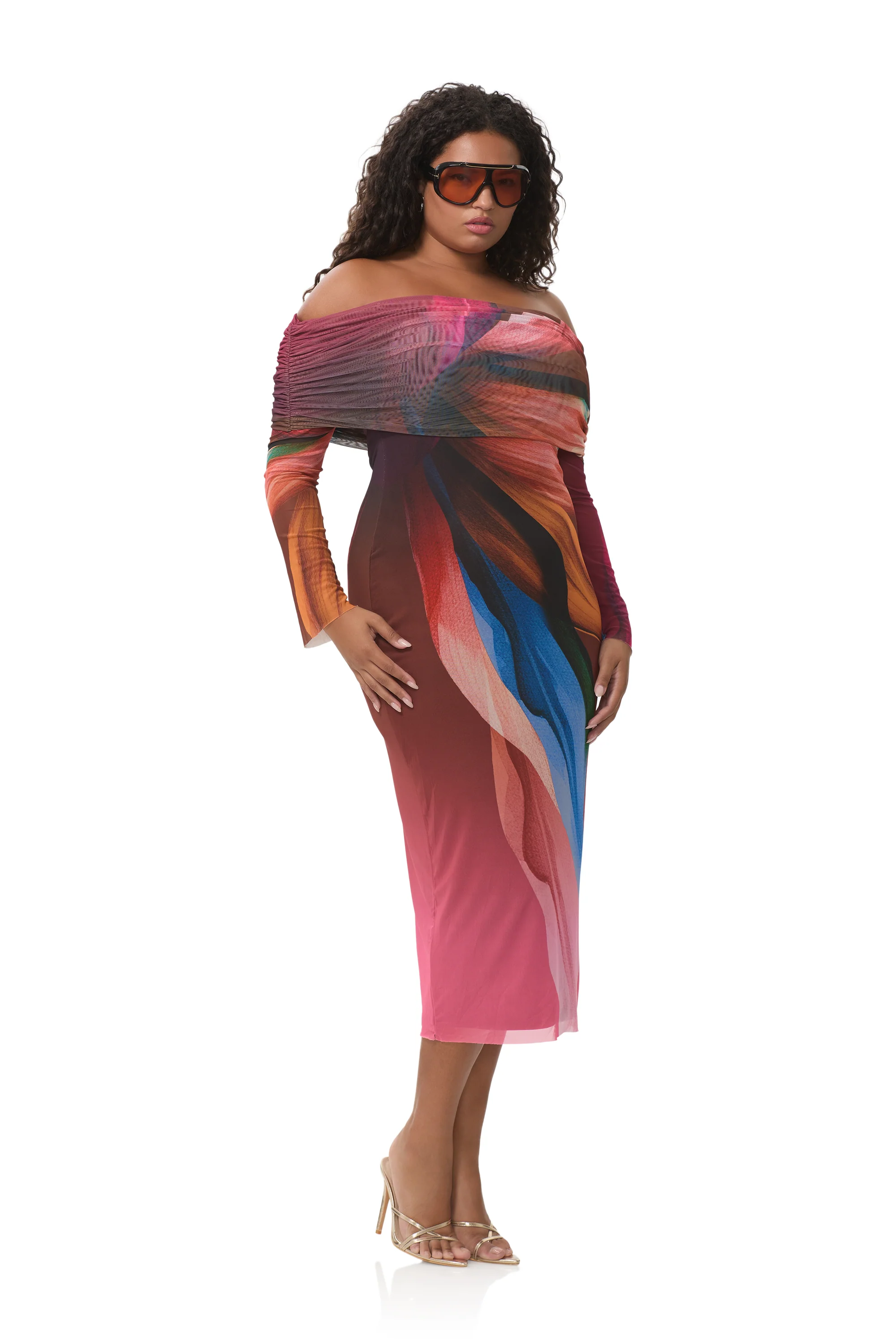 Cornelia Dress - Earthen Leaf Lotus - Image 4