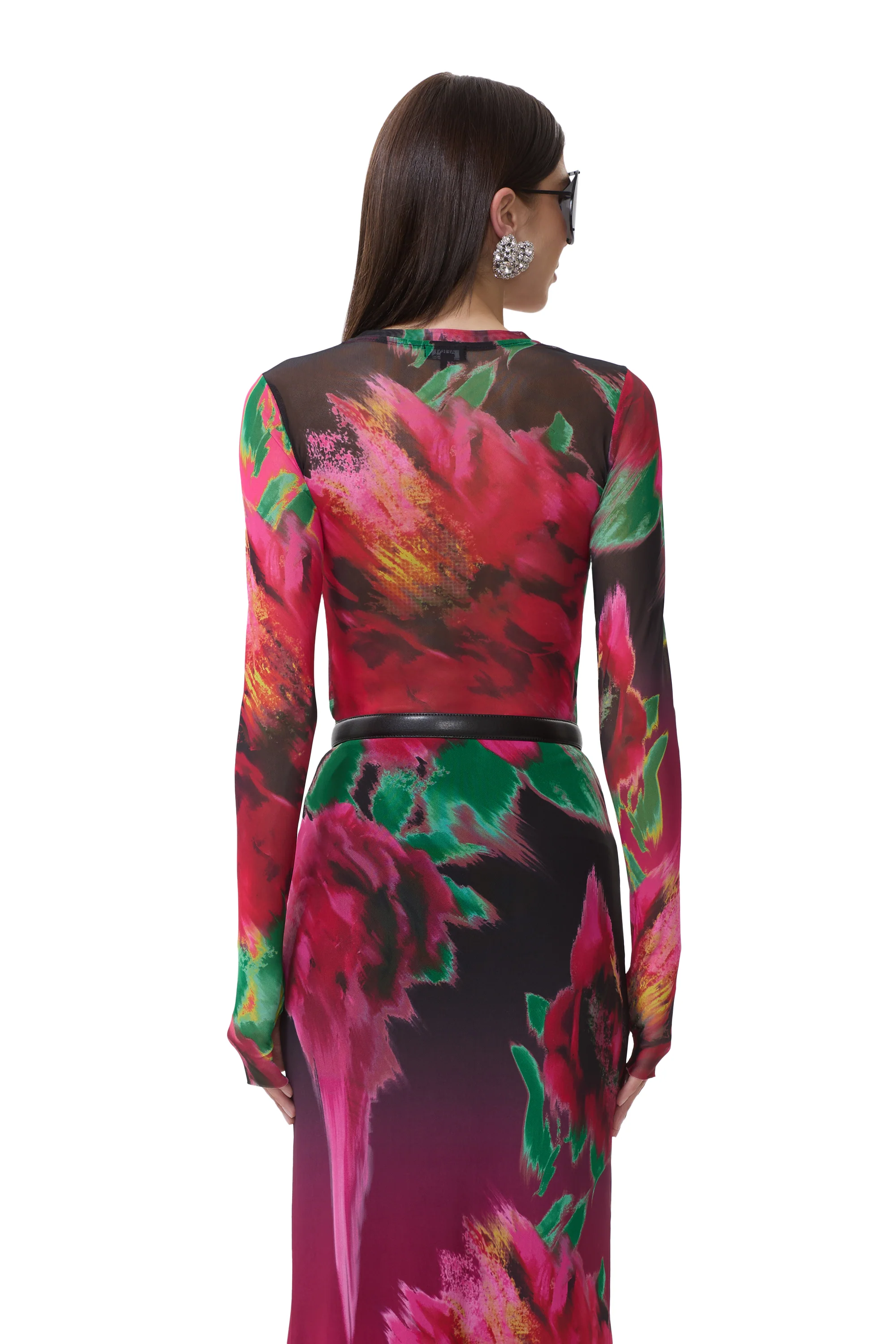 Kaylee Top - Pink Blur Blossom - Image 4