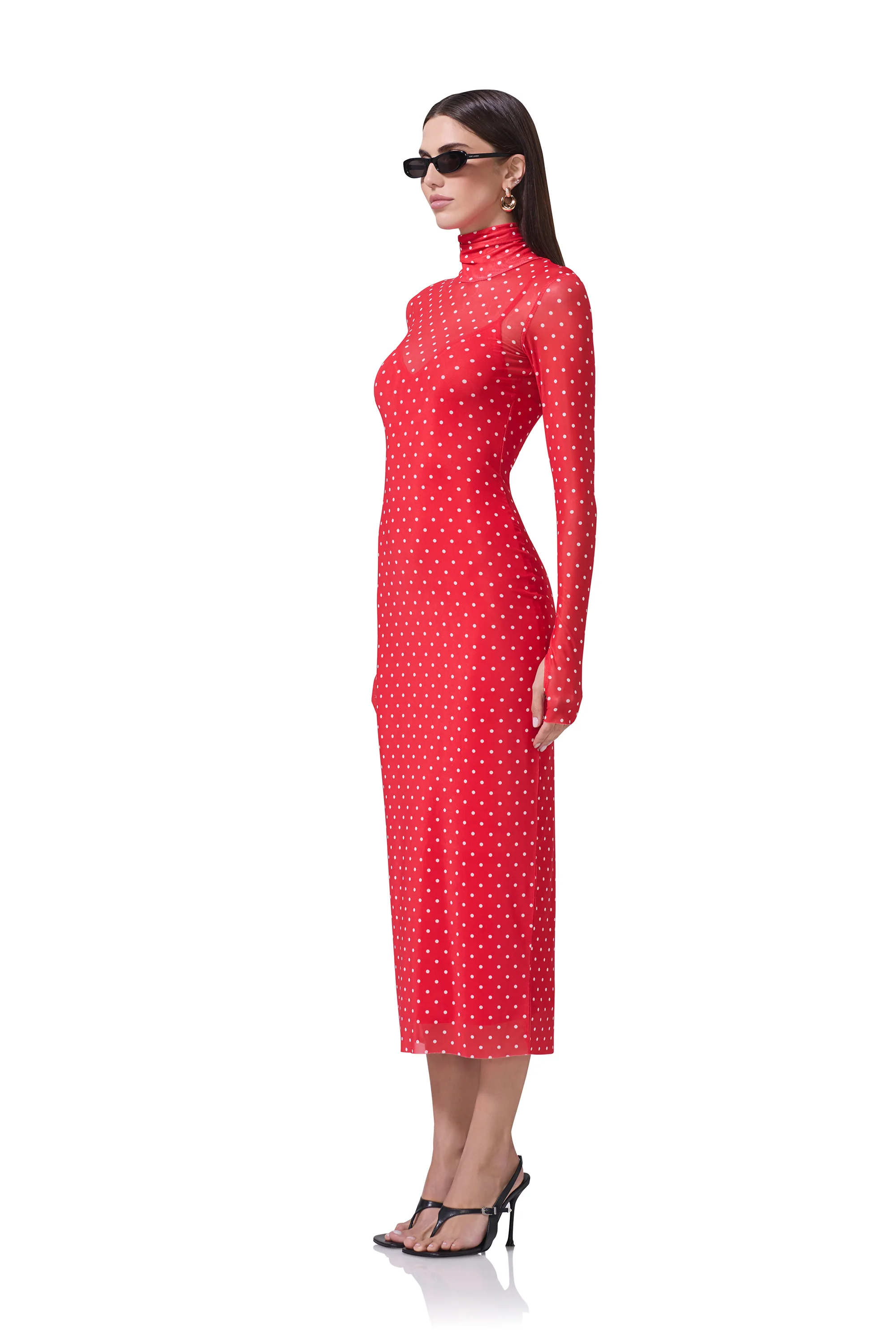 Shailene Dress - Risky Micro Dot - Image 6