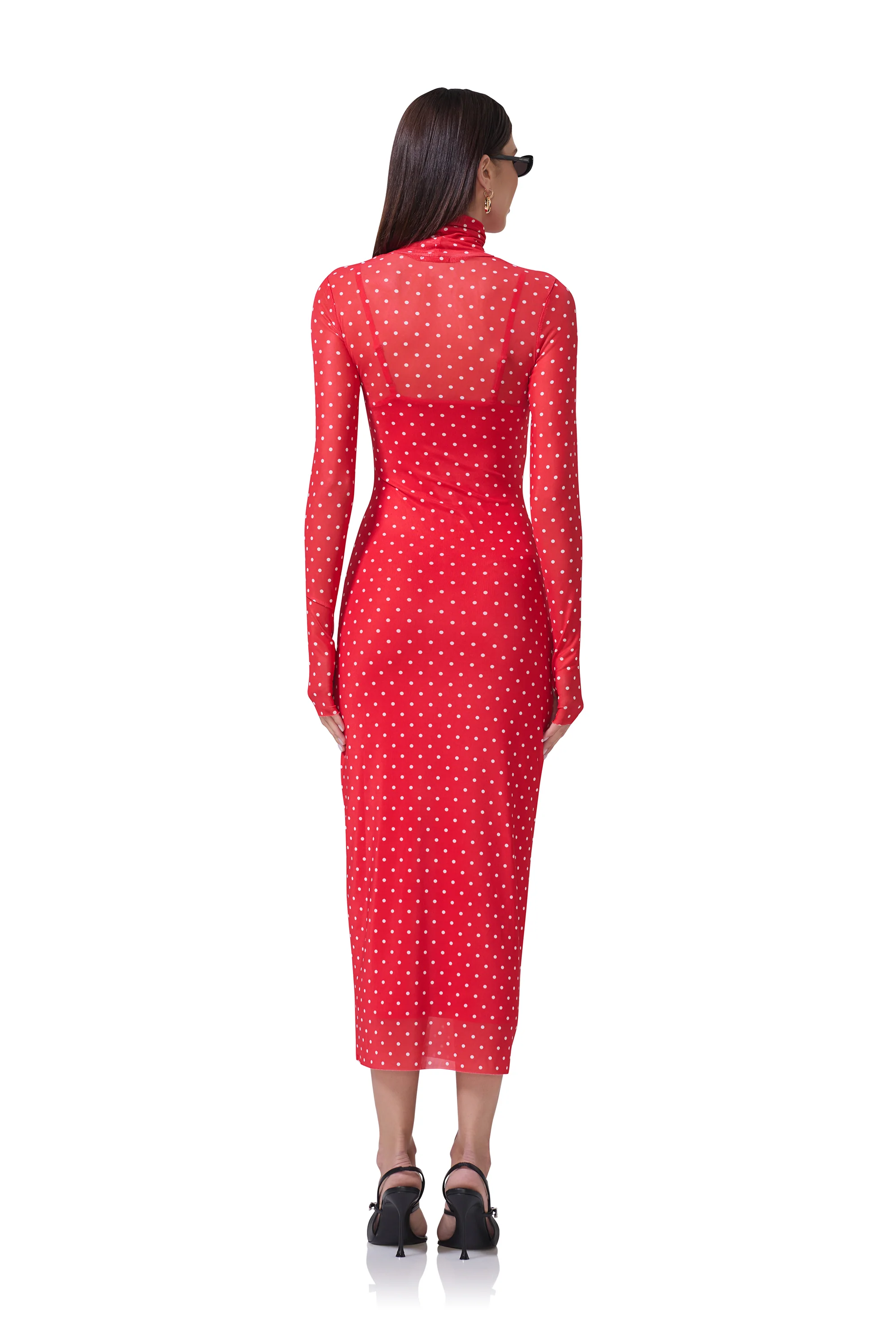 Shailene Dress - Risky Micro Dot - Image 8
